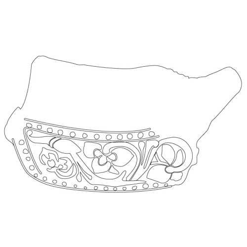 초화문와당(초화문암막새)(22784)