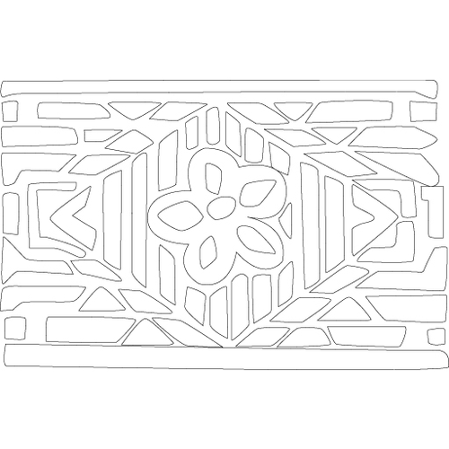 꽃문,기하문(6104)