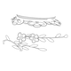 백자청화초화문항아리(16529)