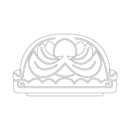 비석군 비석 이수(1734)