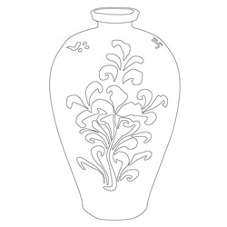 분청사기철화문매병(51386)