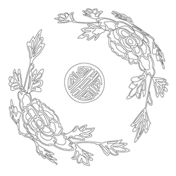 백자청화합(18334)