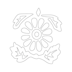 꽃문,잎사귀문(30925)
