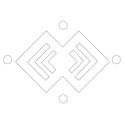 마름모문,동그라미문(32760)