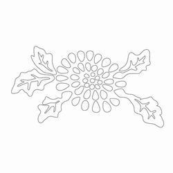 국화문,잎사귀문(30974)