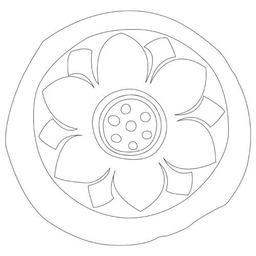 연화문수막새(24411)