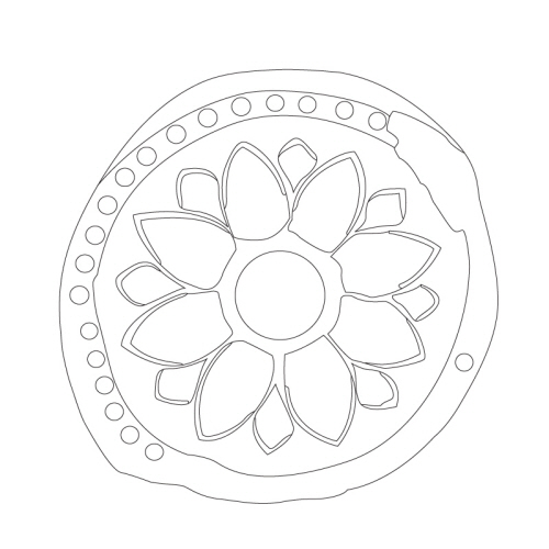연화문수막새(24646)