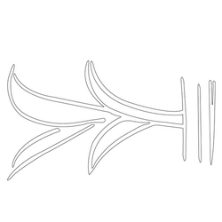 빗치개뒤꽂이(17286)