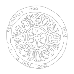 연화문수막새(51661)