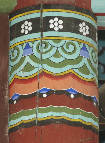 청룡사 사천왕문 기둥(58855)