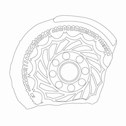 기하문수막새(22417)