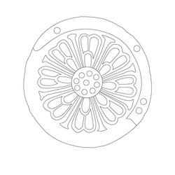 인동연화문수막새(22458)