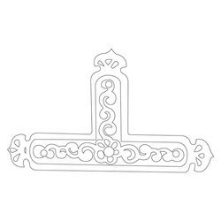 반닫이 백동황동장석(78721)