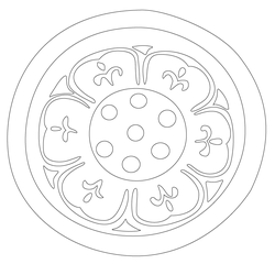 연꽃문수막새(61317)