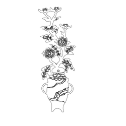 반닫이 백동장석(78617)