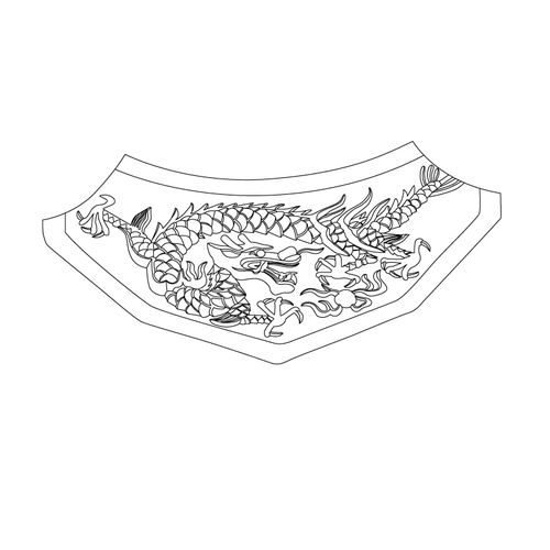 경희궁지 자정전 암막새(62439)