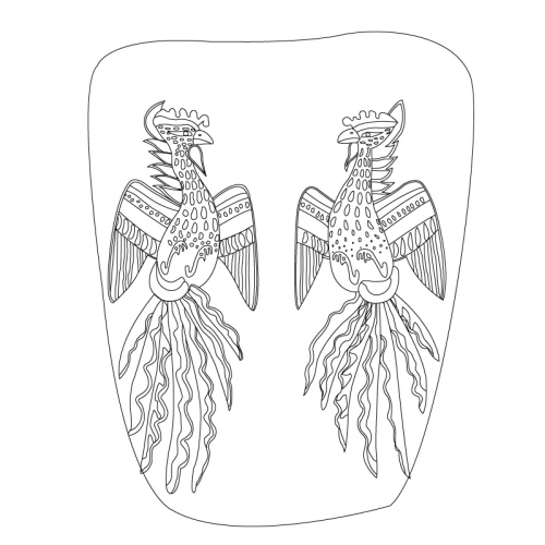 봉황 부채(22667)