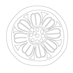 연꽃무늬수막새(52517)