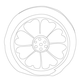 연화문수막새(22401)