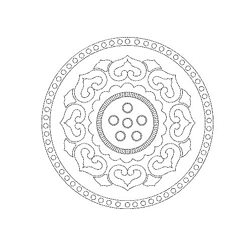 인동무늬수막새(113946)