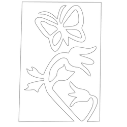풀꽃문,나비문(15110)