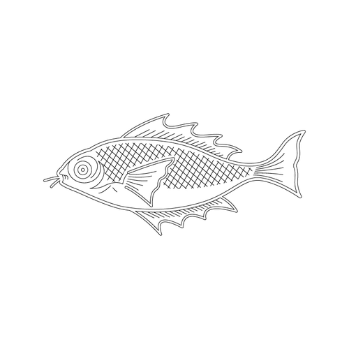 물고기문(6816)