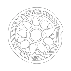 연화문수막새(23046)