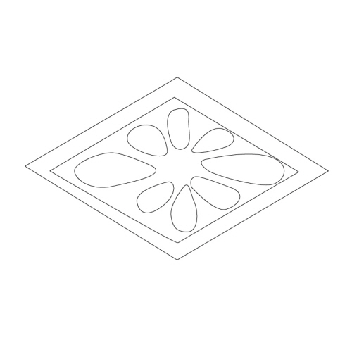 꽃문,마름모형문(33067)
