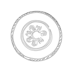 분청사기인화문접시(16953)