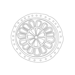 연화문수막새(51498)