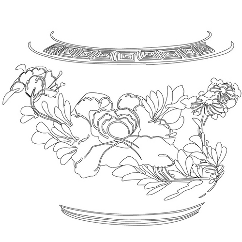 청화백자단지(17022)