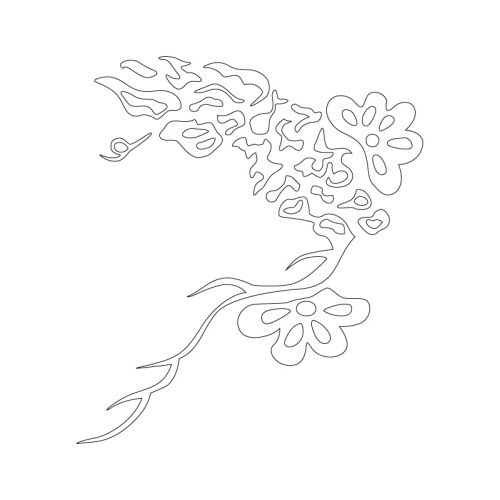 꽃문, 잎사귀문(31189)