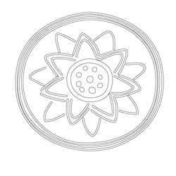 연꽃문, 인동덩굴문, 동그라미문(30508)
