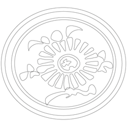 동그라미문,국화문(31308)