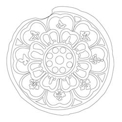 인동연화문수막새(22438)