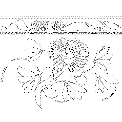 백자청화국화문항아리(114690)