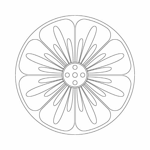 연꽃무늬 수막새(111021)