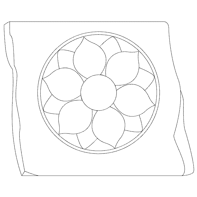 연꽃무늬전돌(102140)