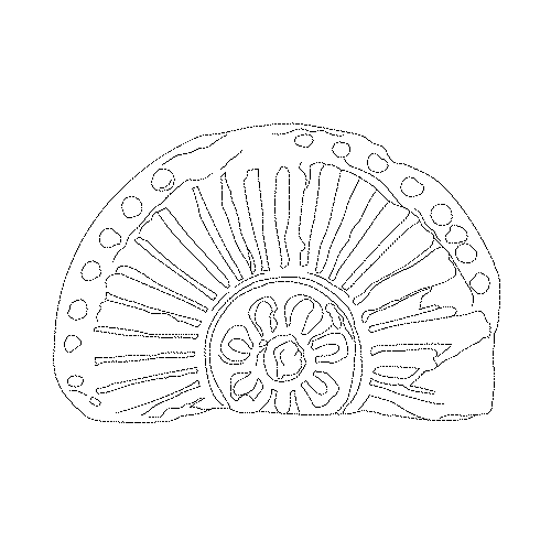 국화무늬수막새(113969)