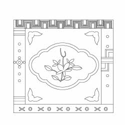 청화백자풀꽃무늬사발(110234)