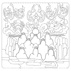 산수봉황무늬전돌(113906)