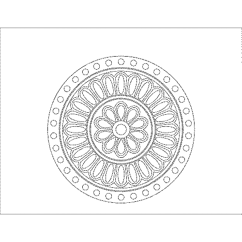 국화무늬수막새(101340)