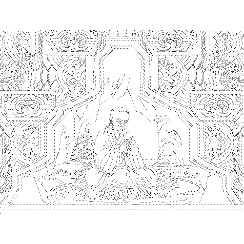 법주사 대웅보전 포벽(101360)