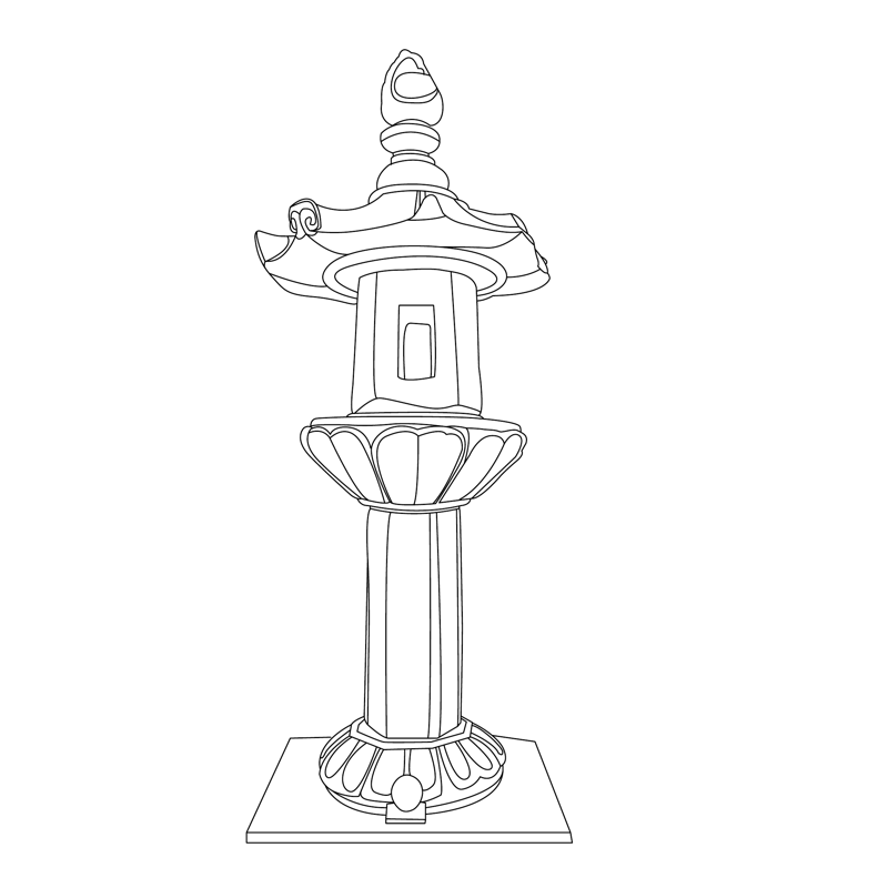 김제 금산사 석등(116560)
