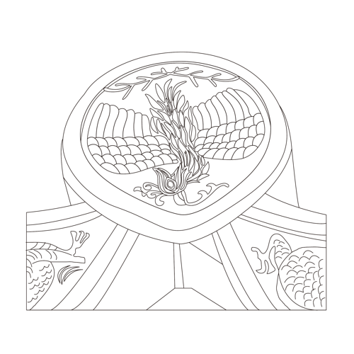 경희궁지 숭정문 수막새(115395)