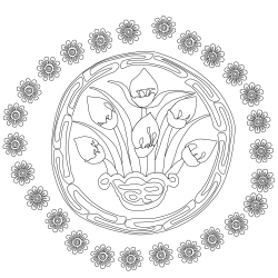 흰색 공단 치마(114802)