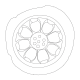 연꽃무늬 수막새(연꽃문와당)(102149)