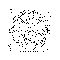 연꽃구름무늬전돌(113909)