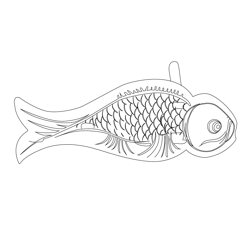 물고기모양 목판(115905)