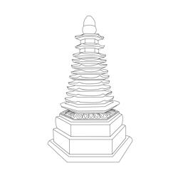 금산사 육각다층석탑(116554)